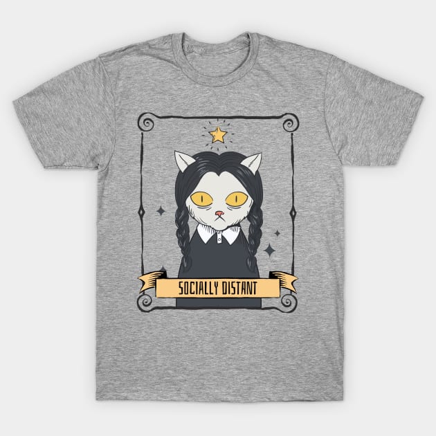 Wednesday Cat T-Shirt by ElevateElegance